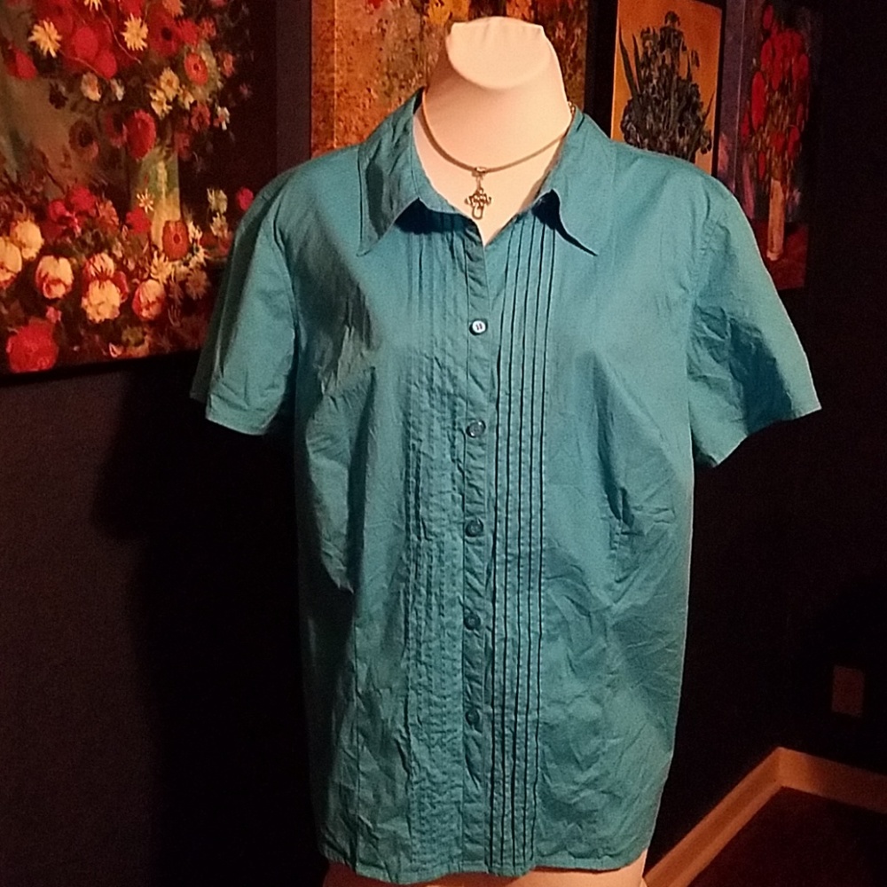 Turquoise Ladies Top 14/16